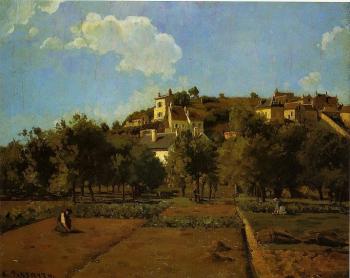 卡米耶 畢沙羅 The Gardens of l'Hermitage, Pontoise 卡米耶 畢沙羅 The Gardens of l'Hermitage, Pontoise